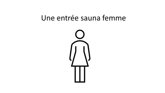 Picture of Entrée unique sauna Femme